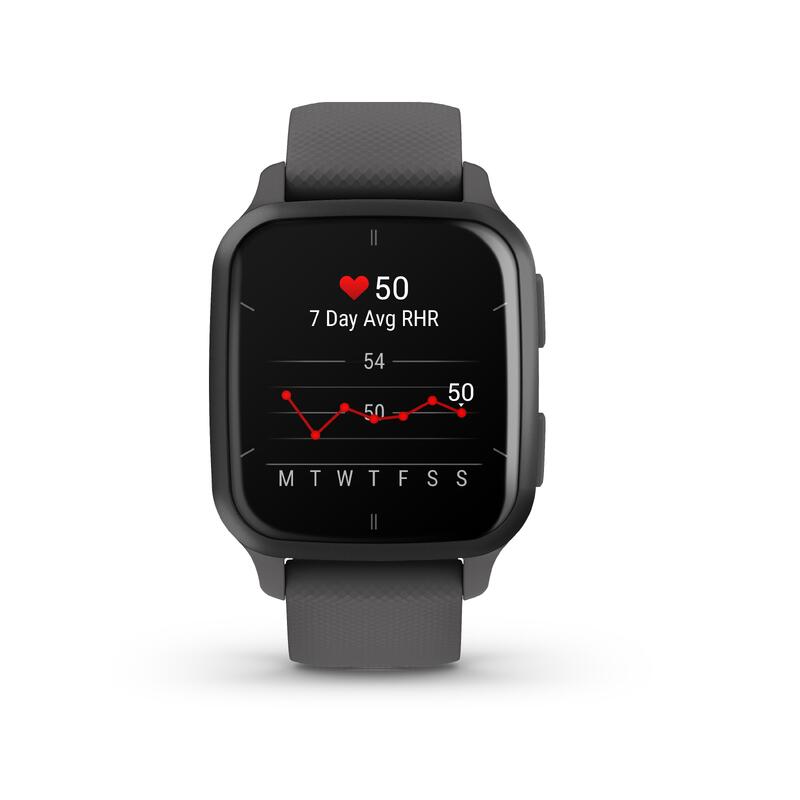 Smartwatch Wellness Gesundheit - Garmin Venu Sq 2 grau 