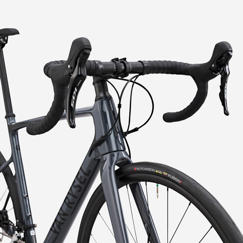 Bicicletă șosea NCR CF 105 12S Gri
