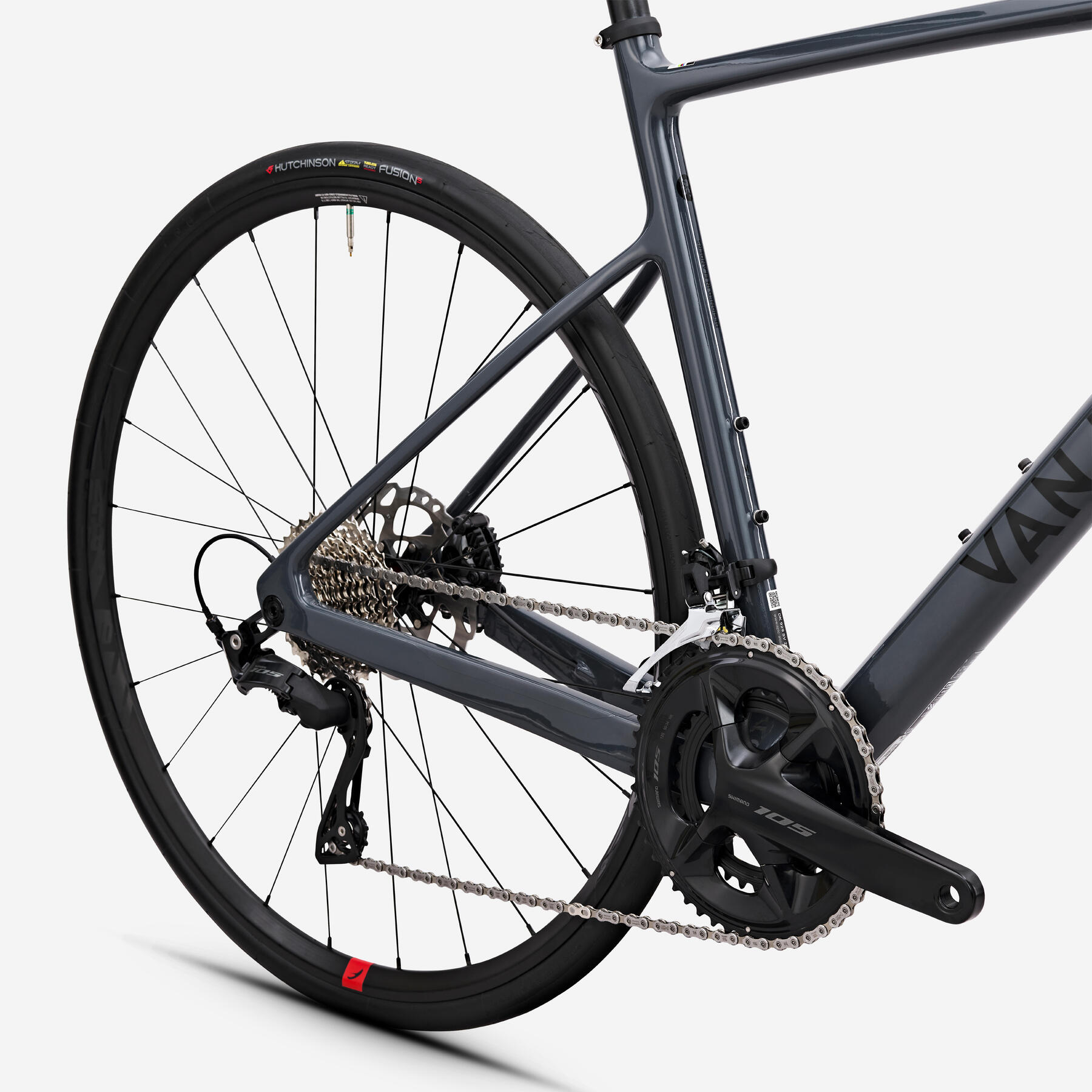 Vue latérale du Van Rysel NCR CF 105 12s