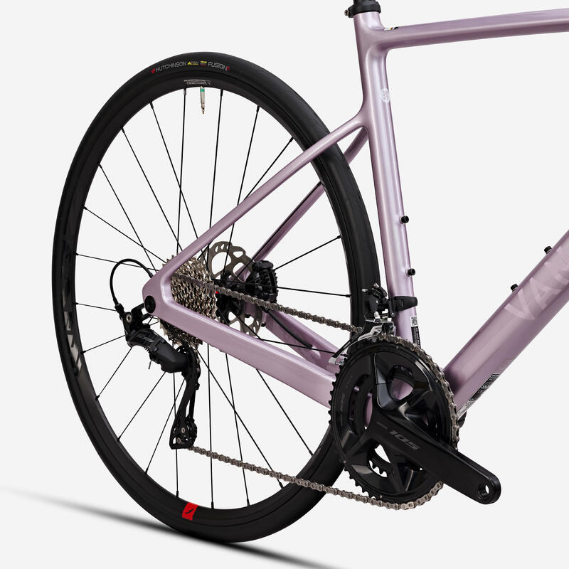 VELO DE ROUTE NCR CF 105 12 VITESSES LILAS