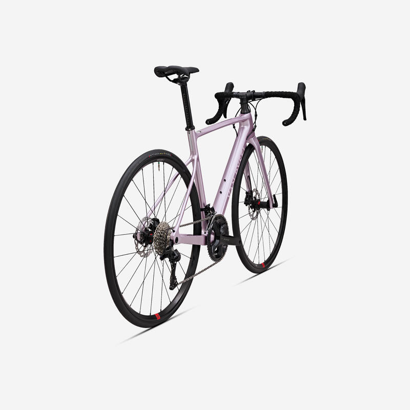 Bici da corsa VAN RYSEL NCR CF SHIMANO 105 12V lilla