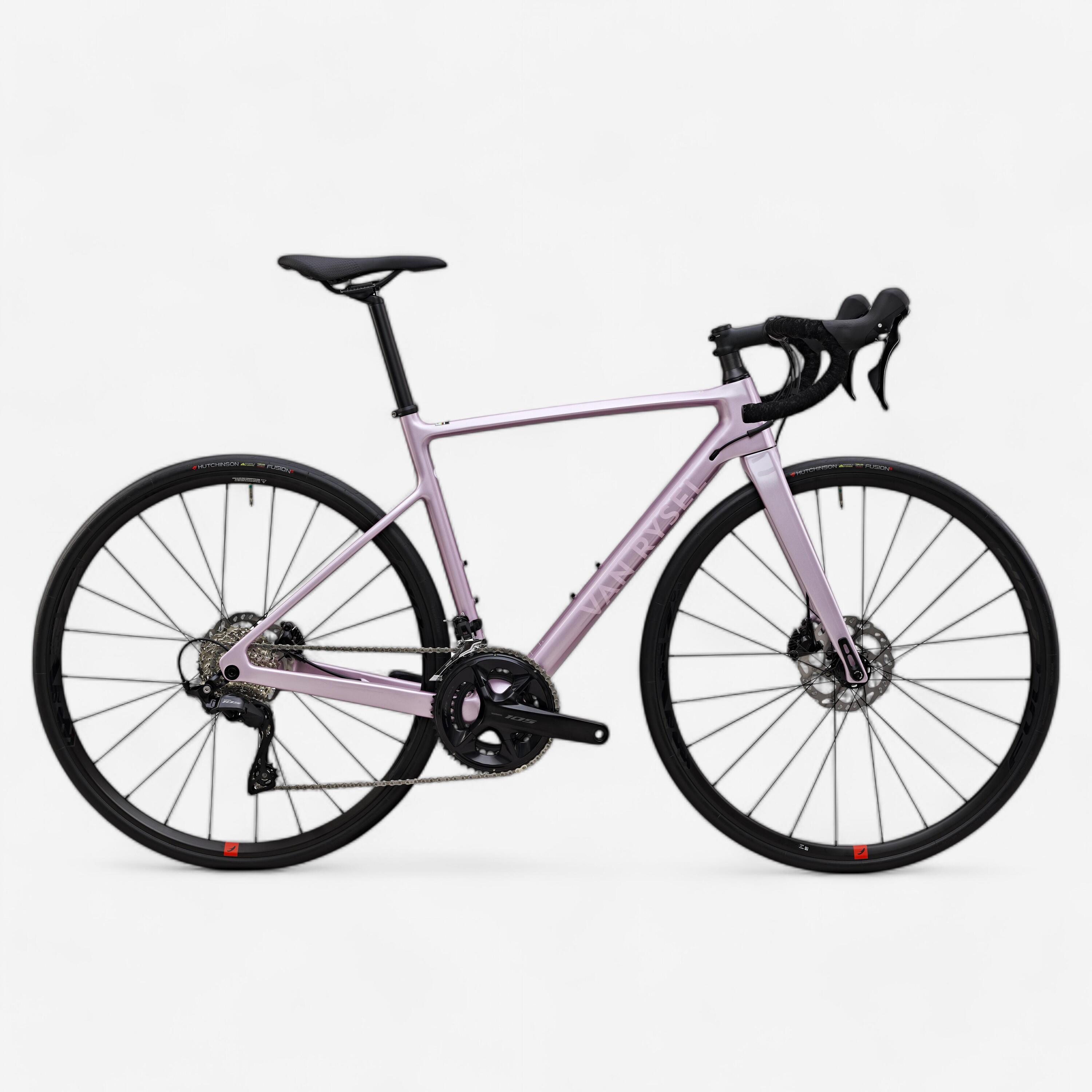 VAN RYSEL Endurance Rennrad NCR CF Shimano 105 lila