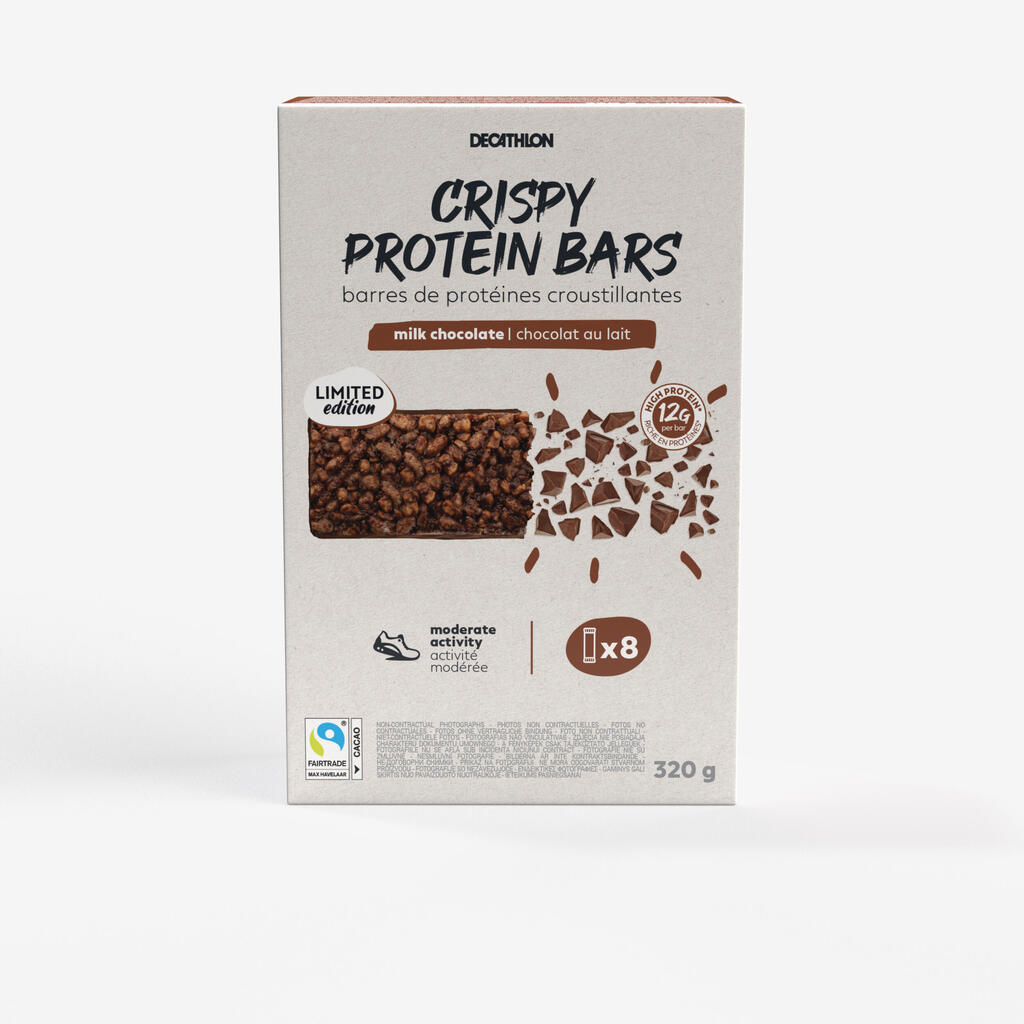 Protein Bar Puffed Chocolate x8 Crispy Choco Bar