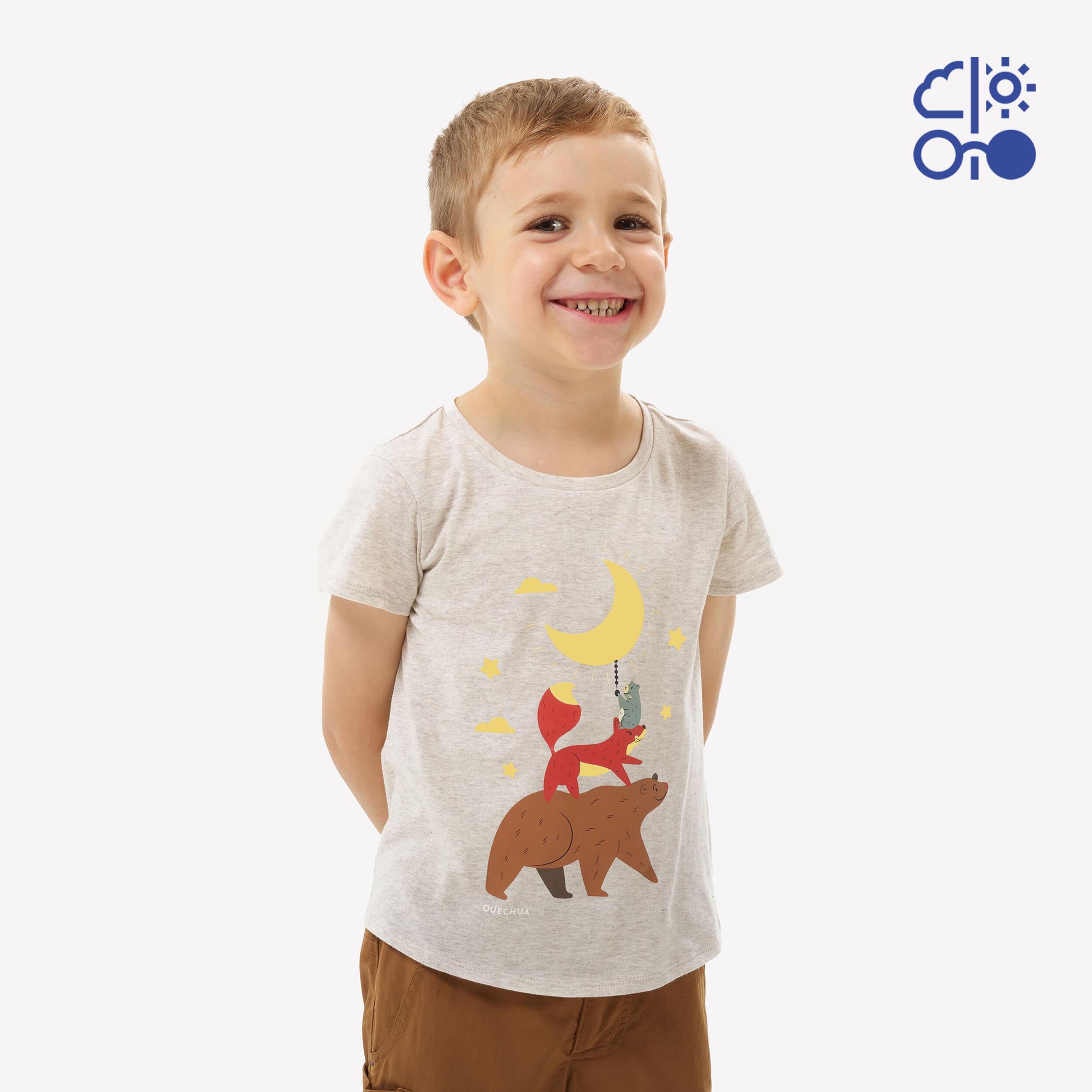 Kids’ Hiking T-Shirt - MH 100 - QUECHUA