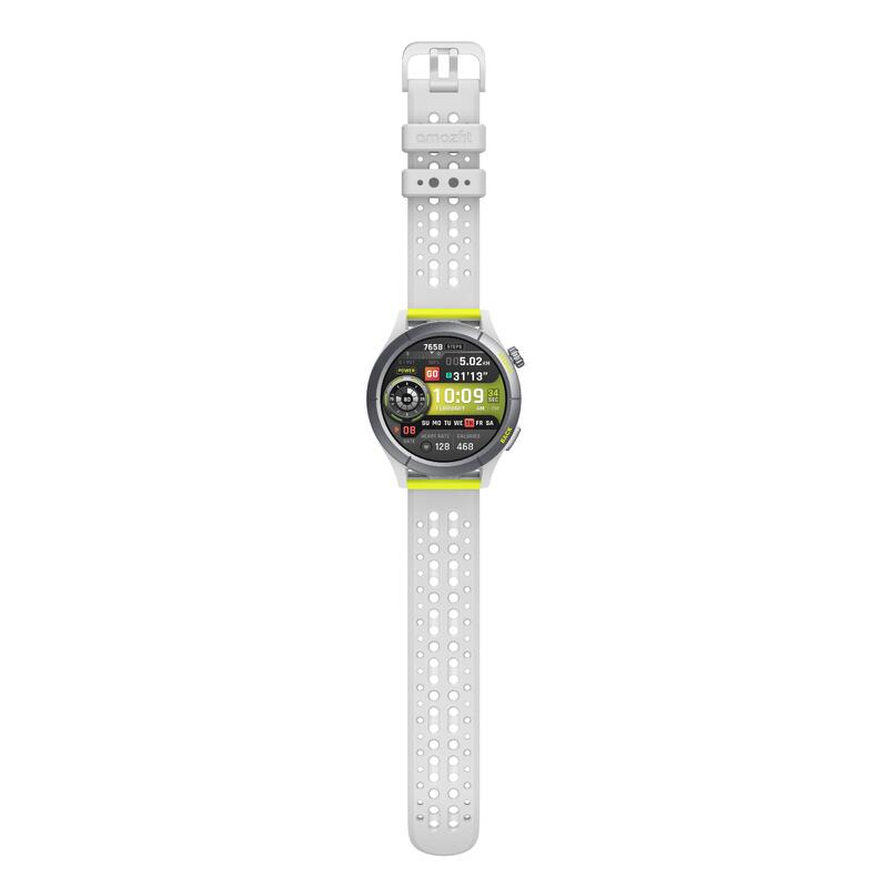 Smartwatch met gps voor hardlopen en multisport Cheetah rond grijs