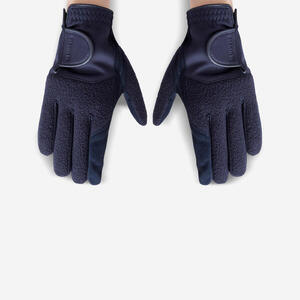 Par de guantes golf invierno mujer - CW azul marino