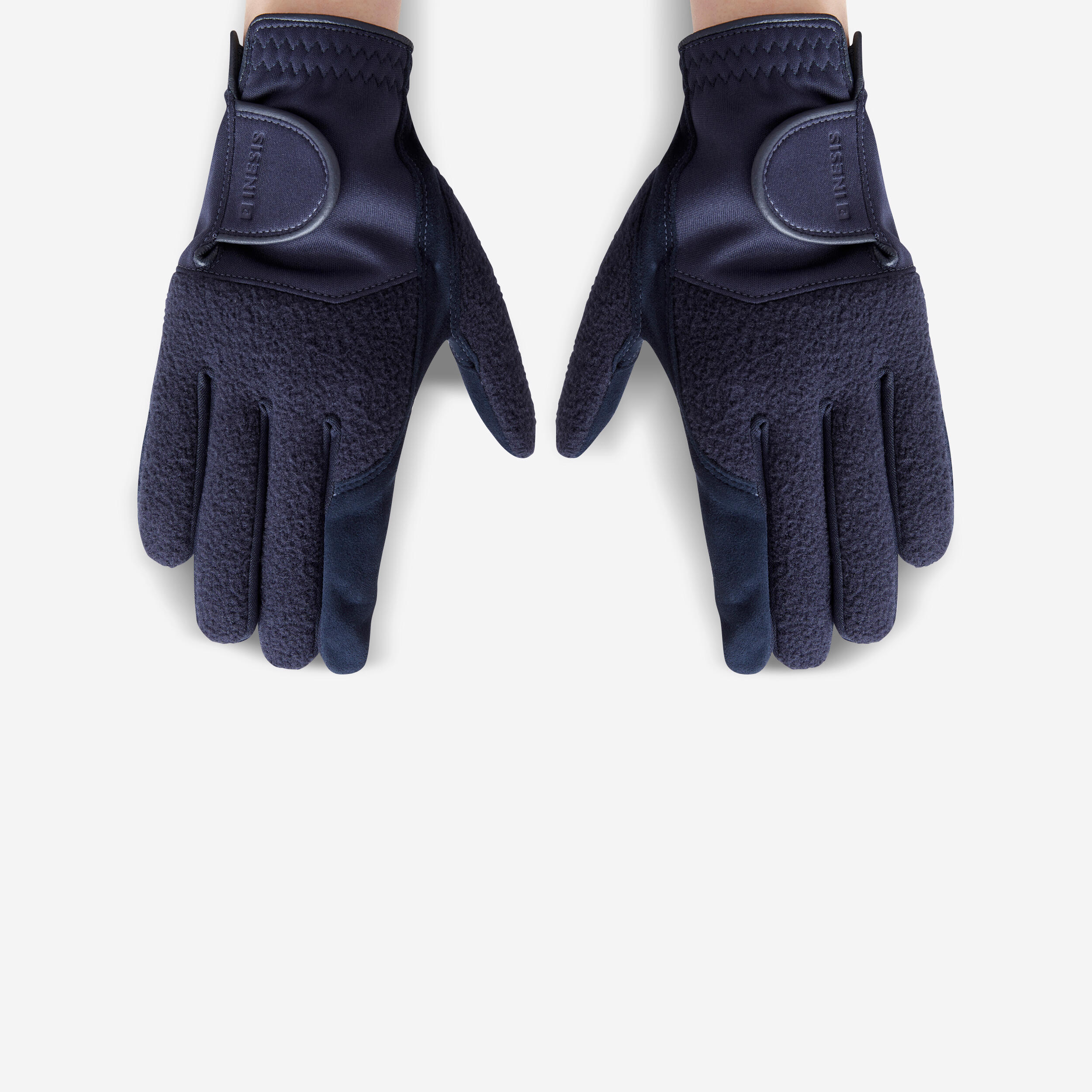 Women's golf pair of winter gloves - CW navy blue 1/5