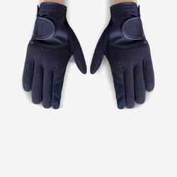 Paire de gants golf hiver femme - cw bleu marine