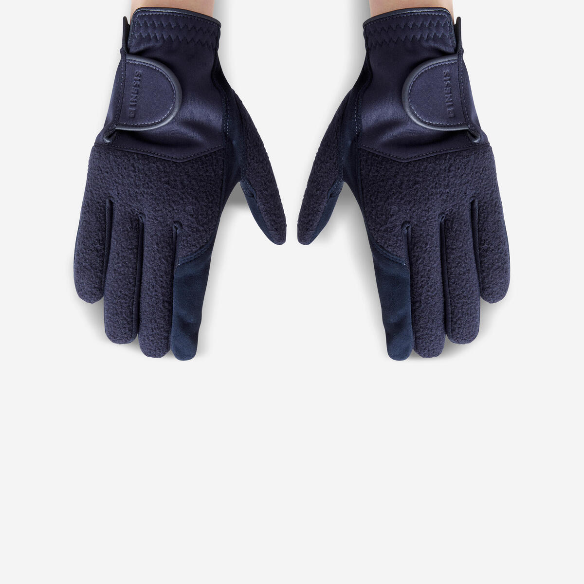 Paire de gants golf hiver femme - cw bleu marine