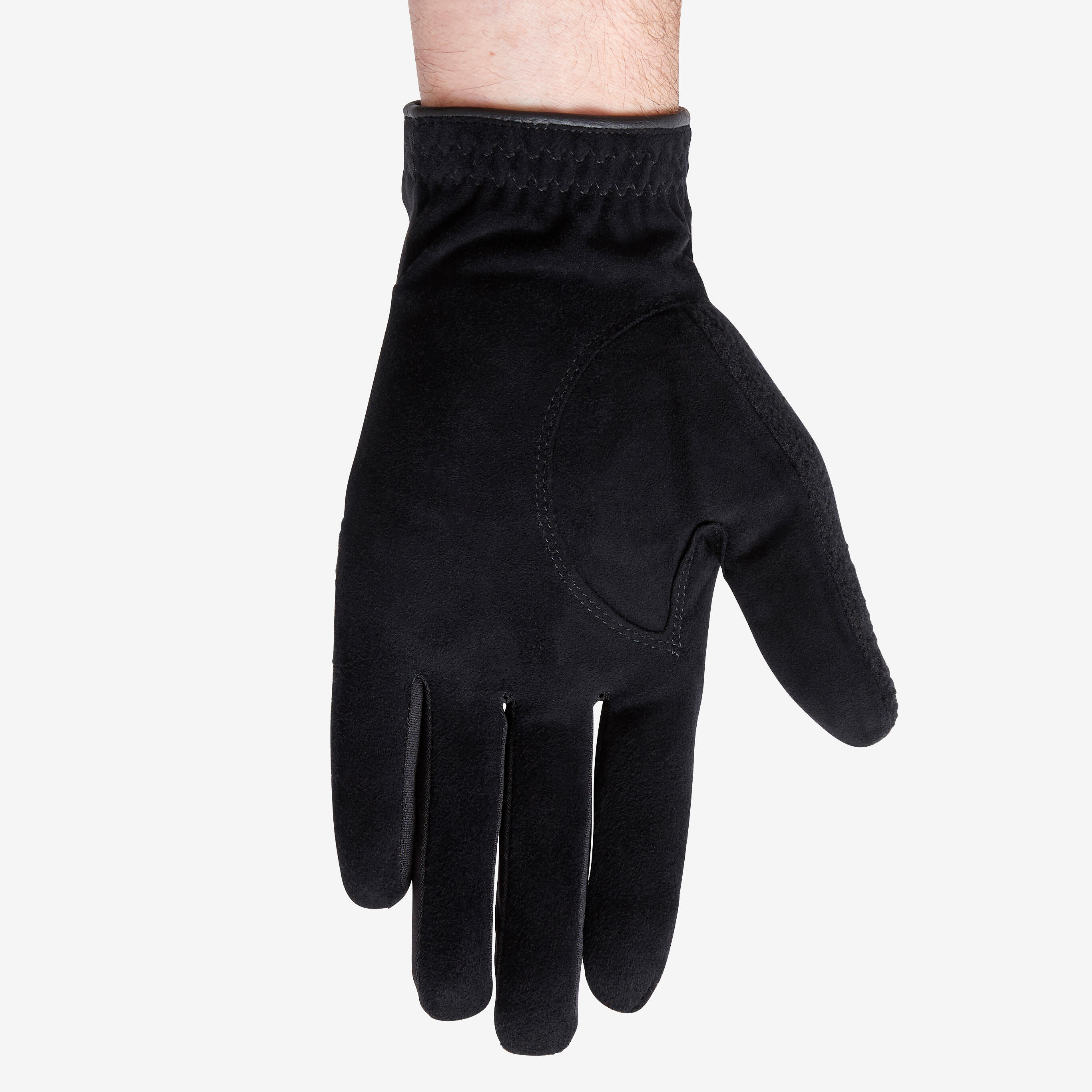 Men's winter golf gloves pair - CW black 3/5