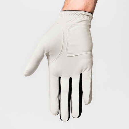 Men's left-handed WW golf gloves - white
