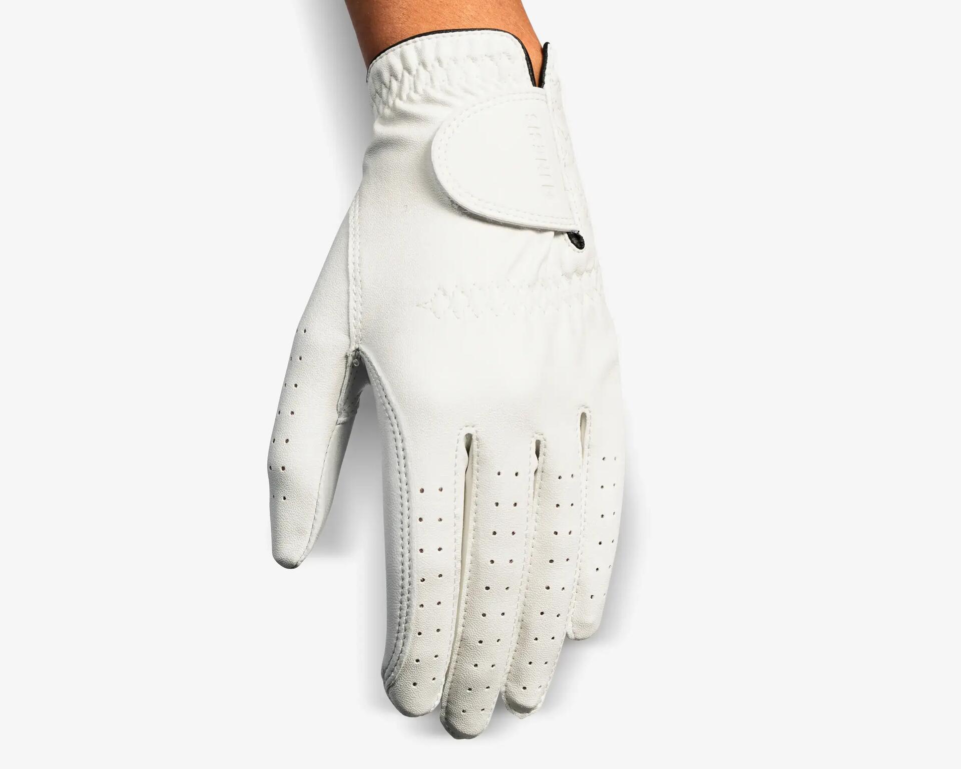 Guante de golf blanco 500