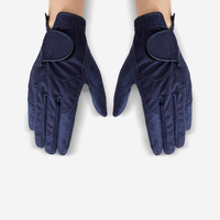 Paire de gants golf pluie Femme - RW bleu marine