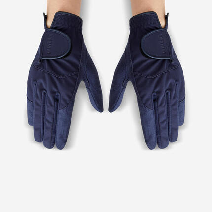Damen Golf Regenhandschuhe - RW marineblau
