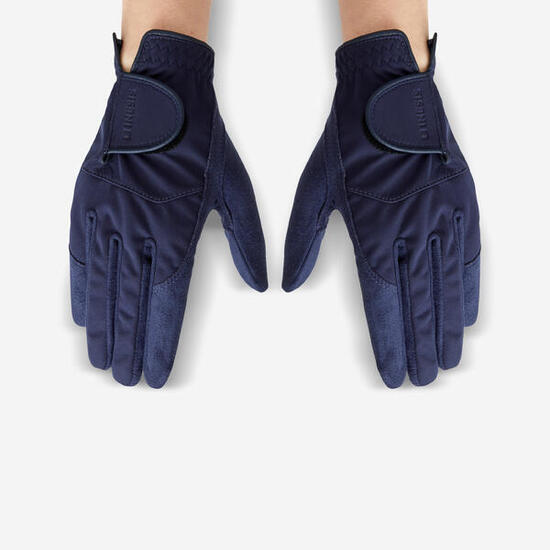 Damen Golf Regenhandschuhe - RW marineblau