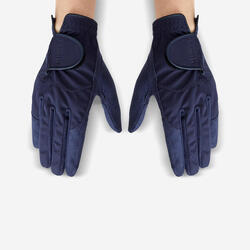 Paire de gants golf pluie Femme - RW bleu marine