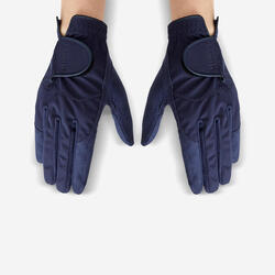 Paire de gants golf pluie femme, RW bleu marine