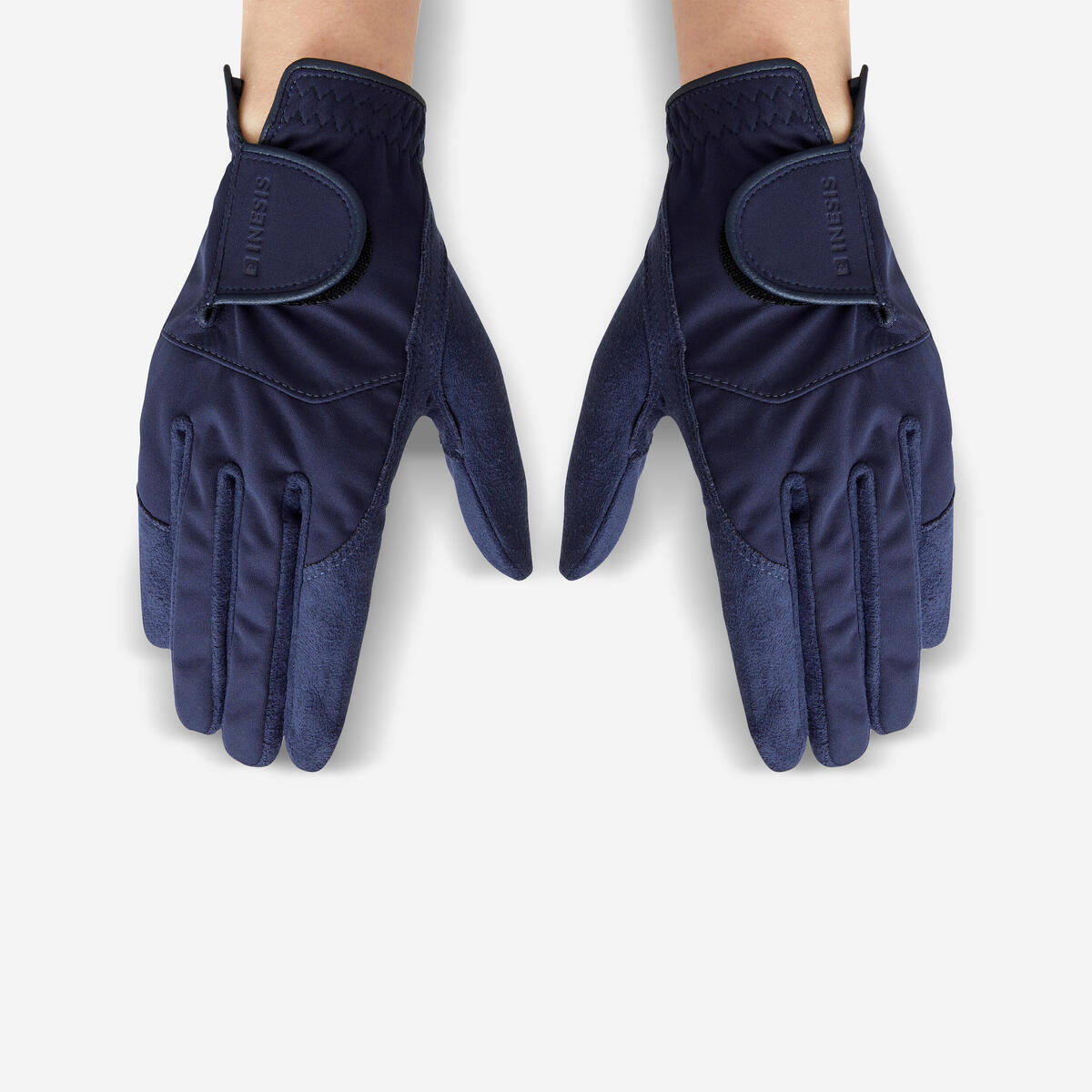 Paire de gants golf pluie femme, RW bleu marine
