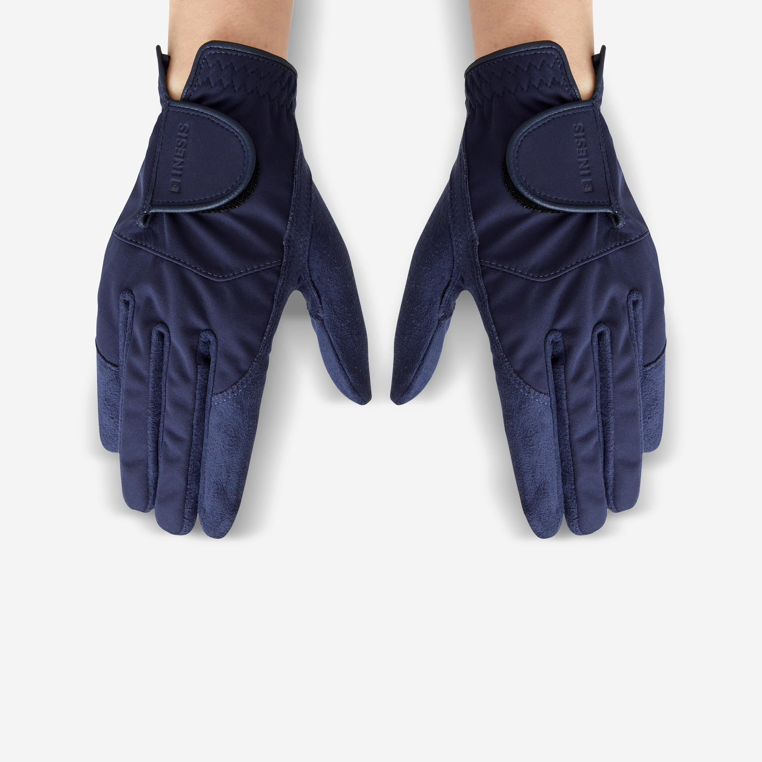 Women's golf pair of RW gloves navy blue