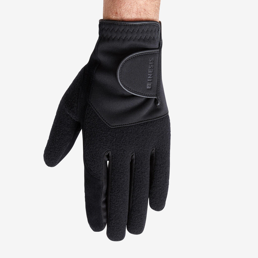 Pánske zimné golfové rukavice CW pár čierne