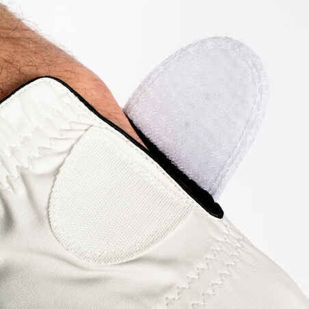 MEN'S GOLF GLOVE RIGHT HANDED - 500 WHITE