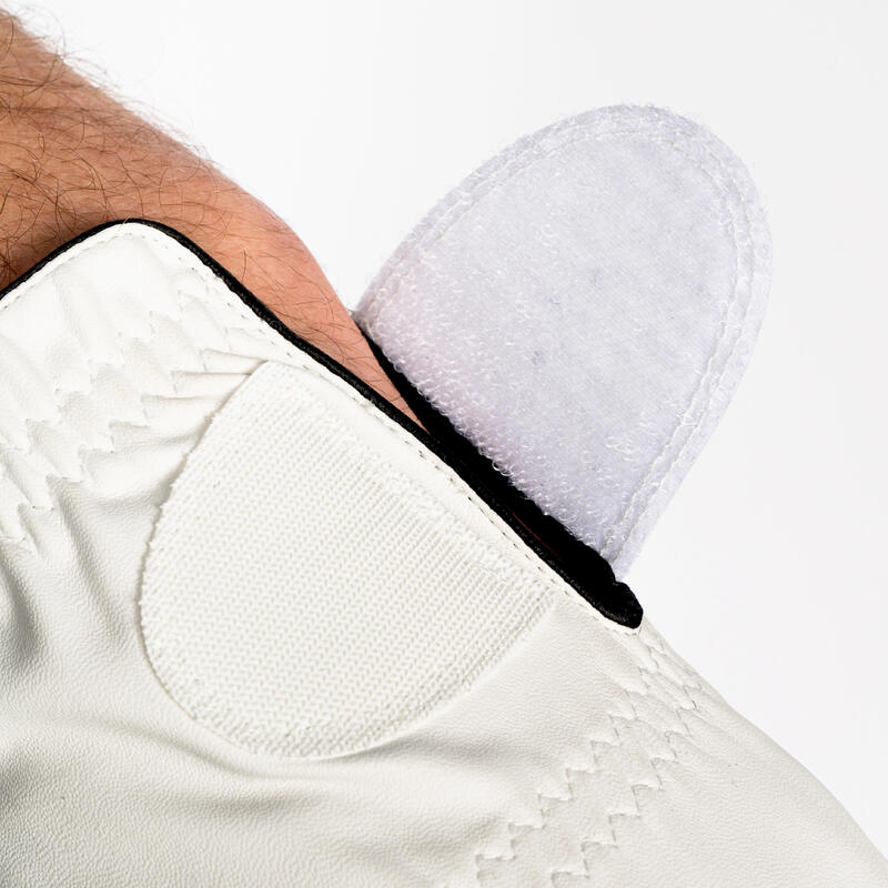 Men's Golf Soft Glove Right-Handed - White