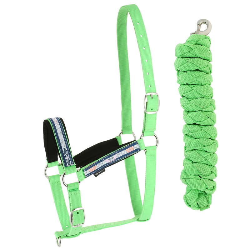 FOUGANZA Angel Horse Riding Halter and Leadrope Set for...