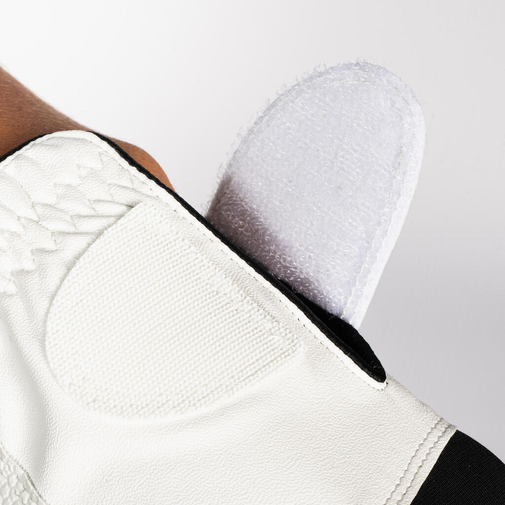 Gant de golf femme droitière, 100 blanc