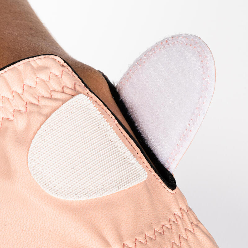 Gant de golf femme droitière,  500 rose