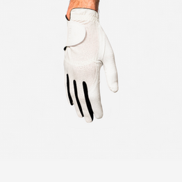 Gant golf respirant homme gaucher, blanc