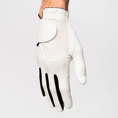 Men's left-handed WW golf gloves - white