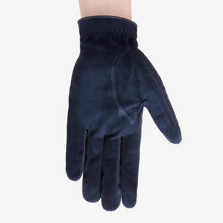Sepasang sarung tangan golf musim dingin wanita CW navy blue
