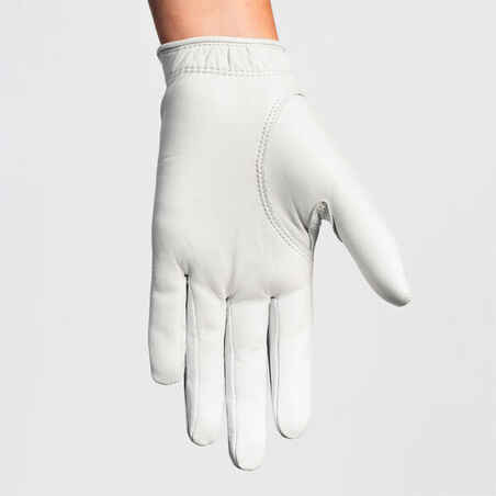 Women’s golf glove cabretta right handed, 900 white