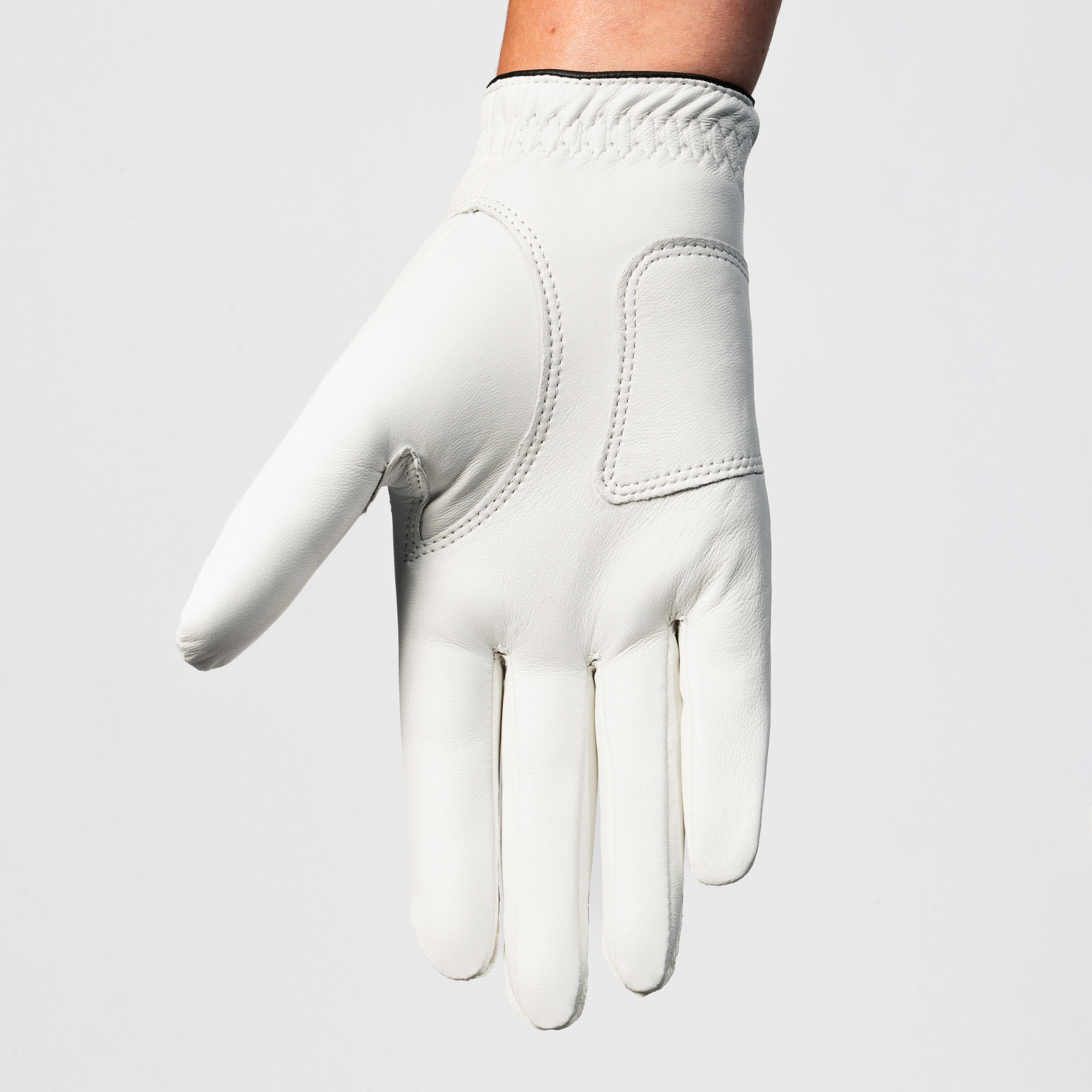 Women’s golf glove left handed, 500 white 2/5