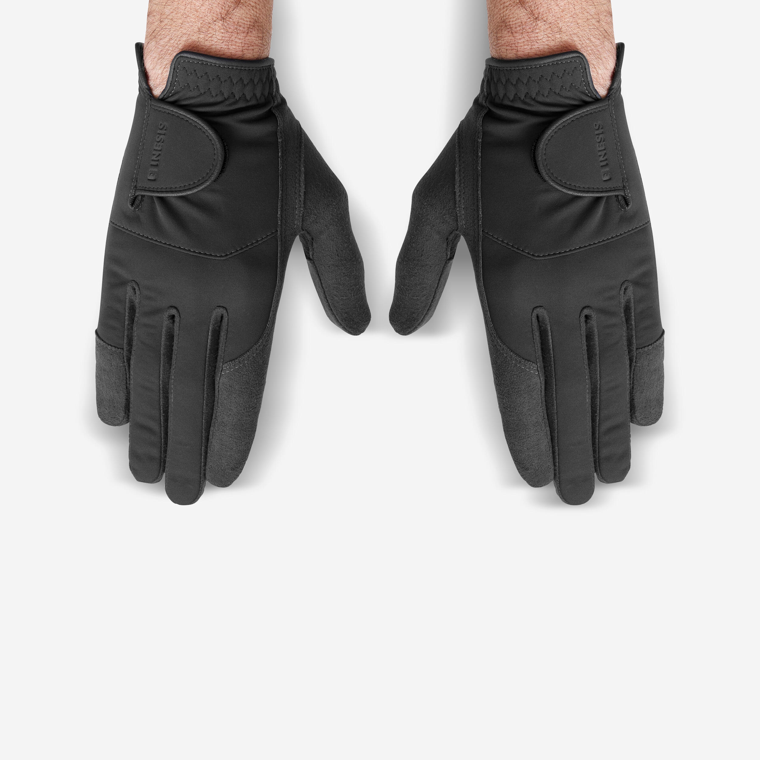 Inesis - Paire De Gants Golf Pluie Homme - Rw Noir - Gant De Golf - Golf - Noir - 44l - Decathlon