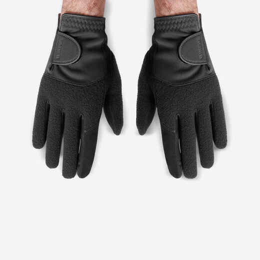 
      Men's winter golf gloves pair - CW black
  