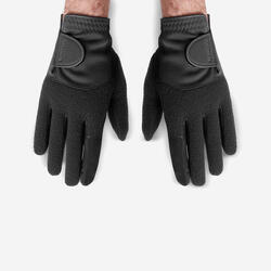 Paire de gants golf hiver homme - cw noir