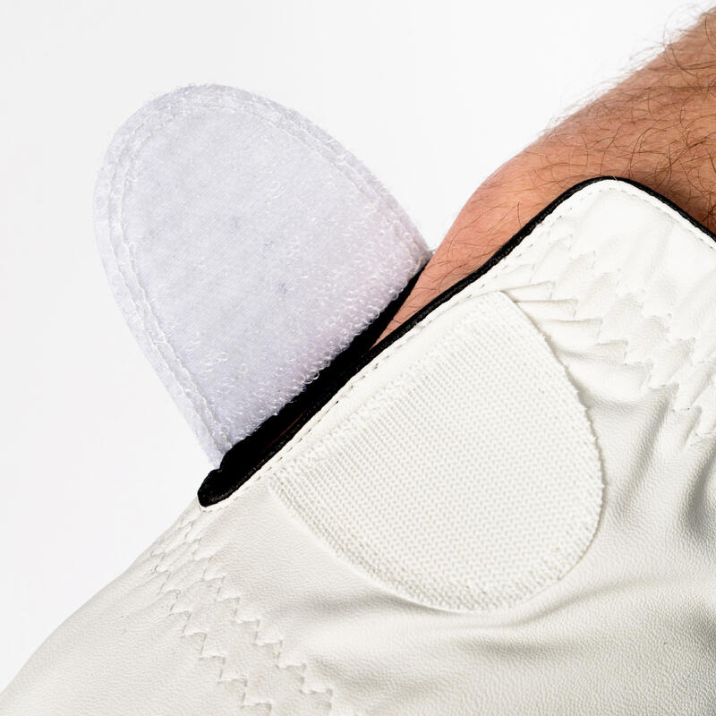 男款高爾夫手套Soft（左手慣用手）－白色