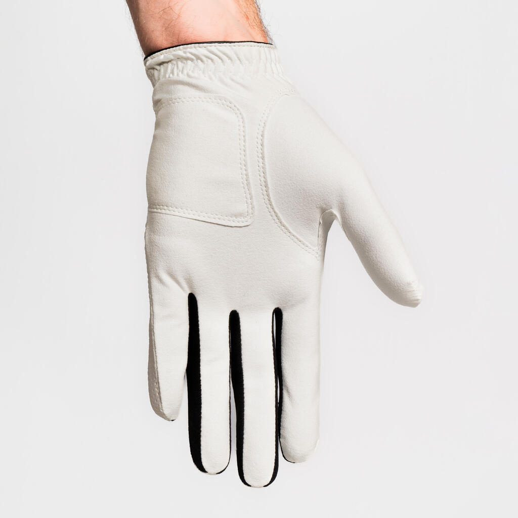 Men's golf hight-handed WW glove white