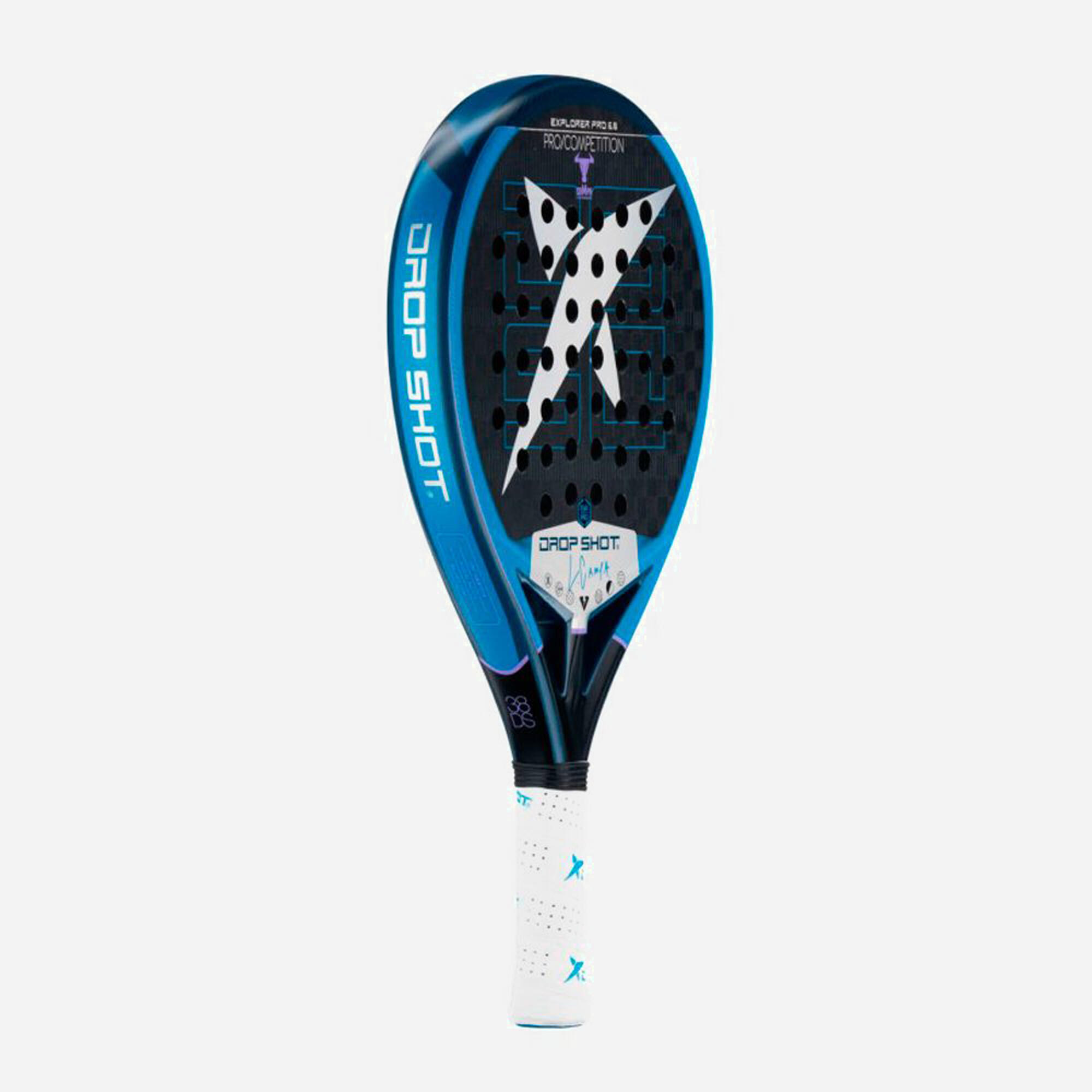 Raquette de padel adulte - drop shot explorer pro 6.0 lucas campagnolo 2/3