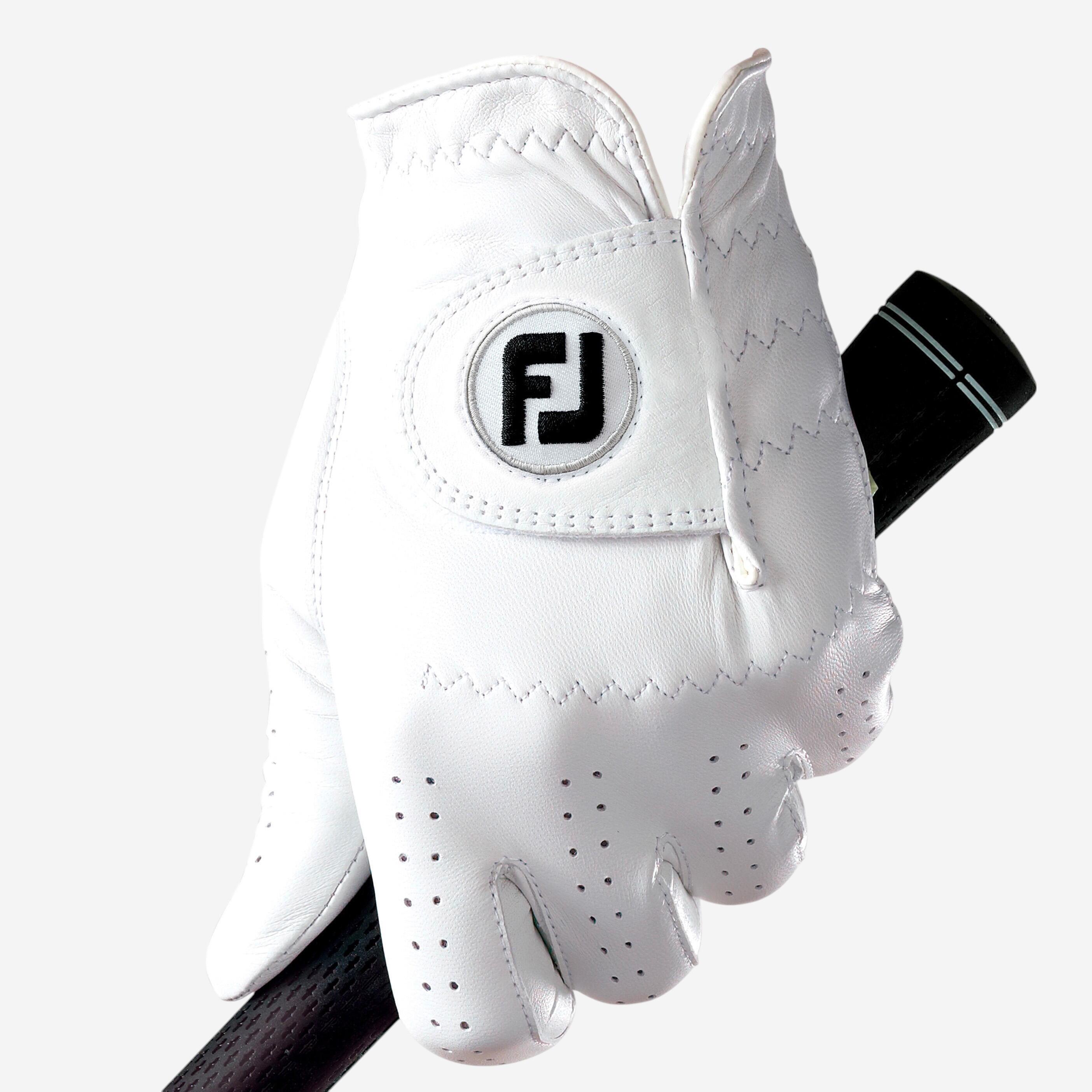 Footjoy - Gant Golf Droitier Homme Footjoy - Cabrettasof Blanc - Gant De Golf - Golf - - 40m - Decathlon