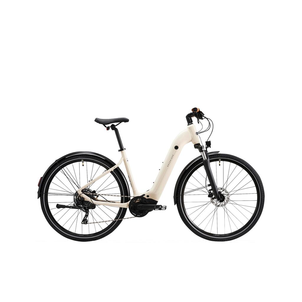 Electric hybrid bike with central motor and low frame E-ACTV 500 lavender