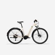 E-Bike SUV Trekking 28 Zoll e-actv 500 LF niedriger Einstieg Yamaha beige