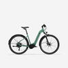 Bicicleta Todocamino E-Actv 500 Verde Eléctrica Motor Central Cuadro Bajo