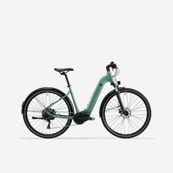 Bicicleta Todocamino Eléctrica e-actv 500 Verde Motor Central Cuadro Bajo