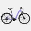 Electric hybrid bike with central motor and low frame, E-ACTV 500 lavender