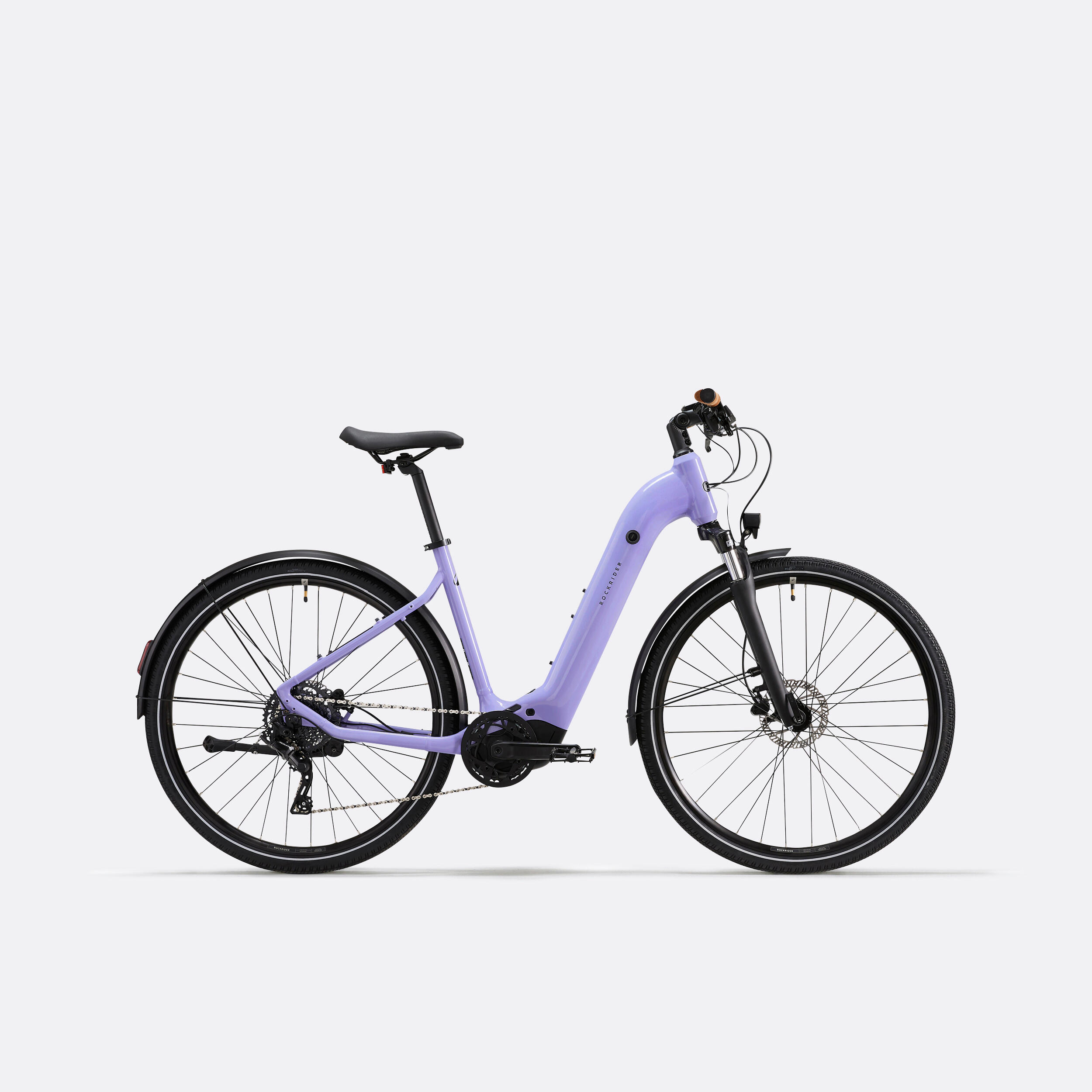 Mid-motor electric mountain bike - low frame - e-actv 500 lavender