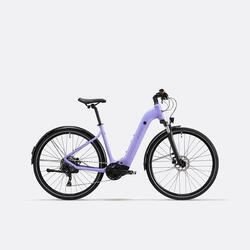 Bicicleta Elétrica de Trekking com Motor Central Quadro Baixo E-actv 500 Lavanda