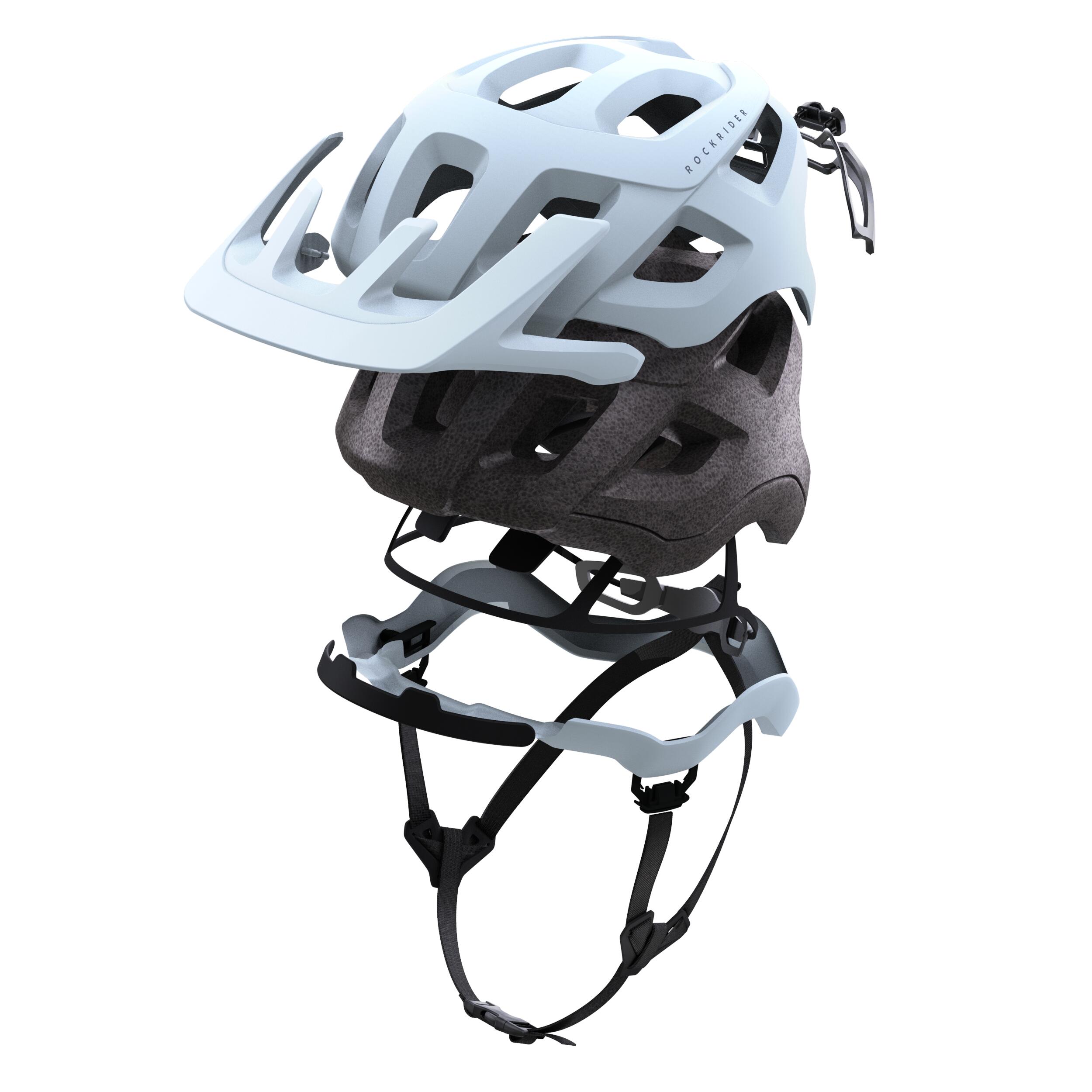 Adult Mountain Bike Helmet EXPL 500 - Pastel Blue 22/36