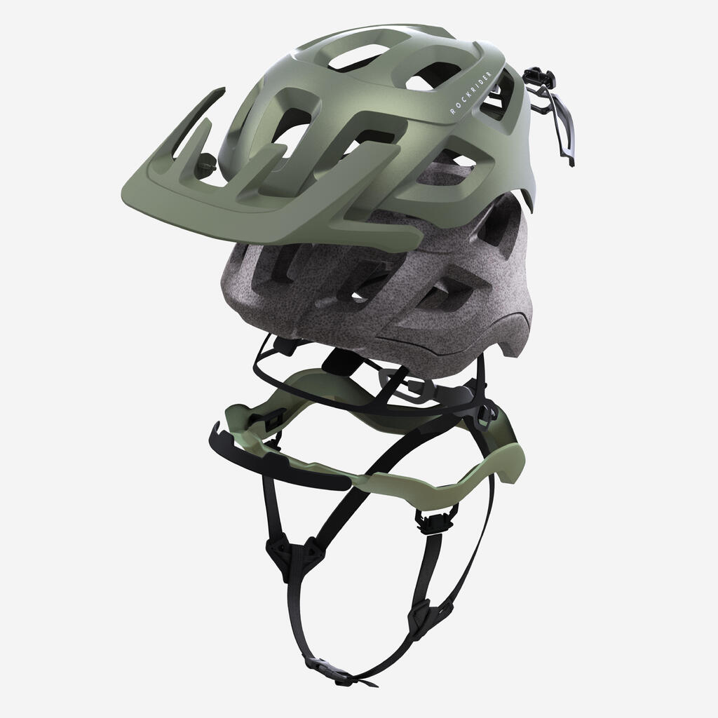 Adult Mountain Bike Helmet Expl 500 - Green